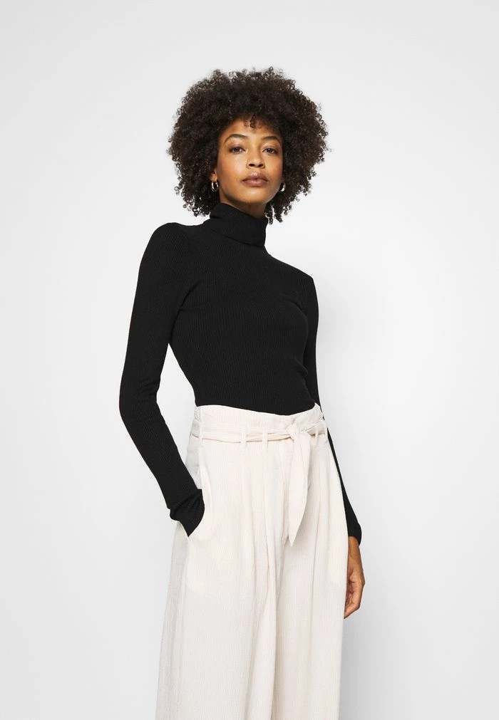 Pulls De Golf ANNA FIELD Anna Field Turtle Neck Noir Femme | IIH-5094937